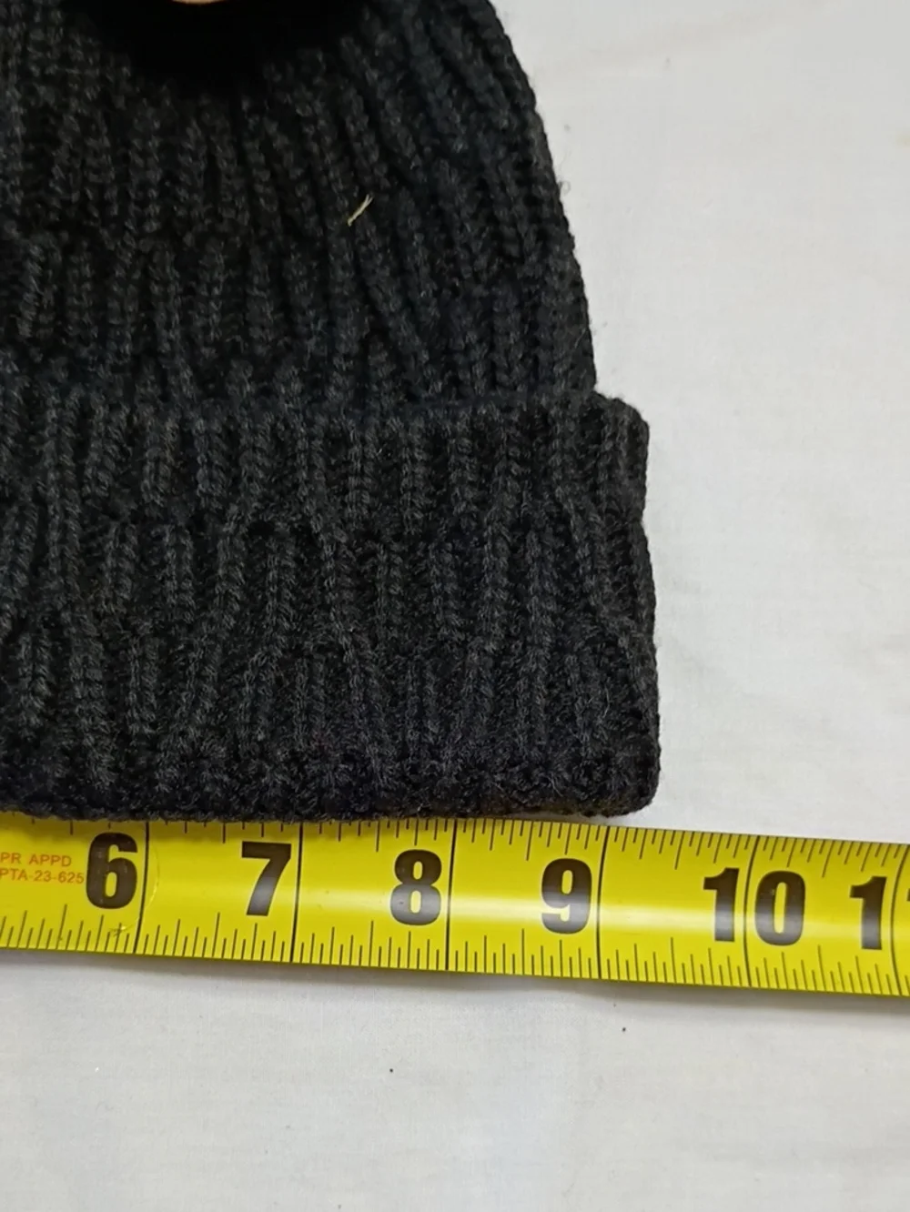 NWT Turtle Fur Polyana Alfie Black Knit Cuffed Beanie Adult One Size Winter